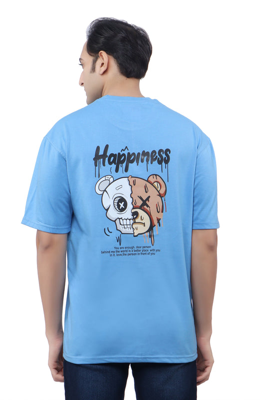 HAPPINESS CASUAL WEAR OVERSIZED T-SHIRT