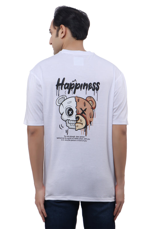 HAPPINESS CASUAL WEAR OVERSIZED T-SHIRT